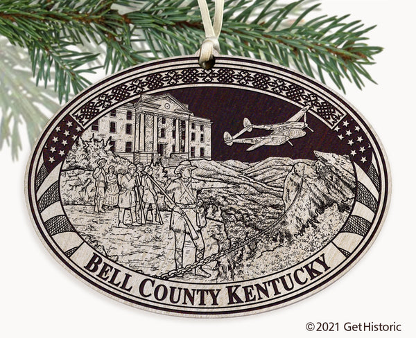 Bell County Kentucky Engraved Ornament